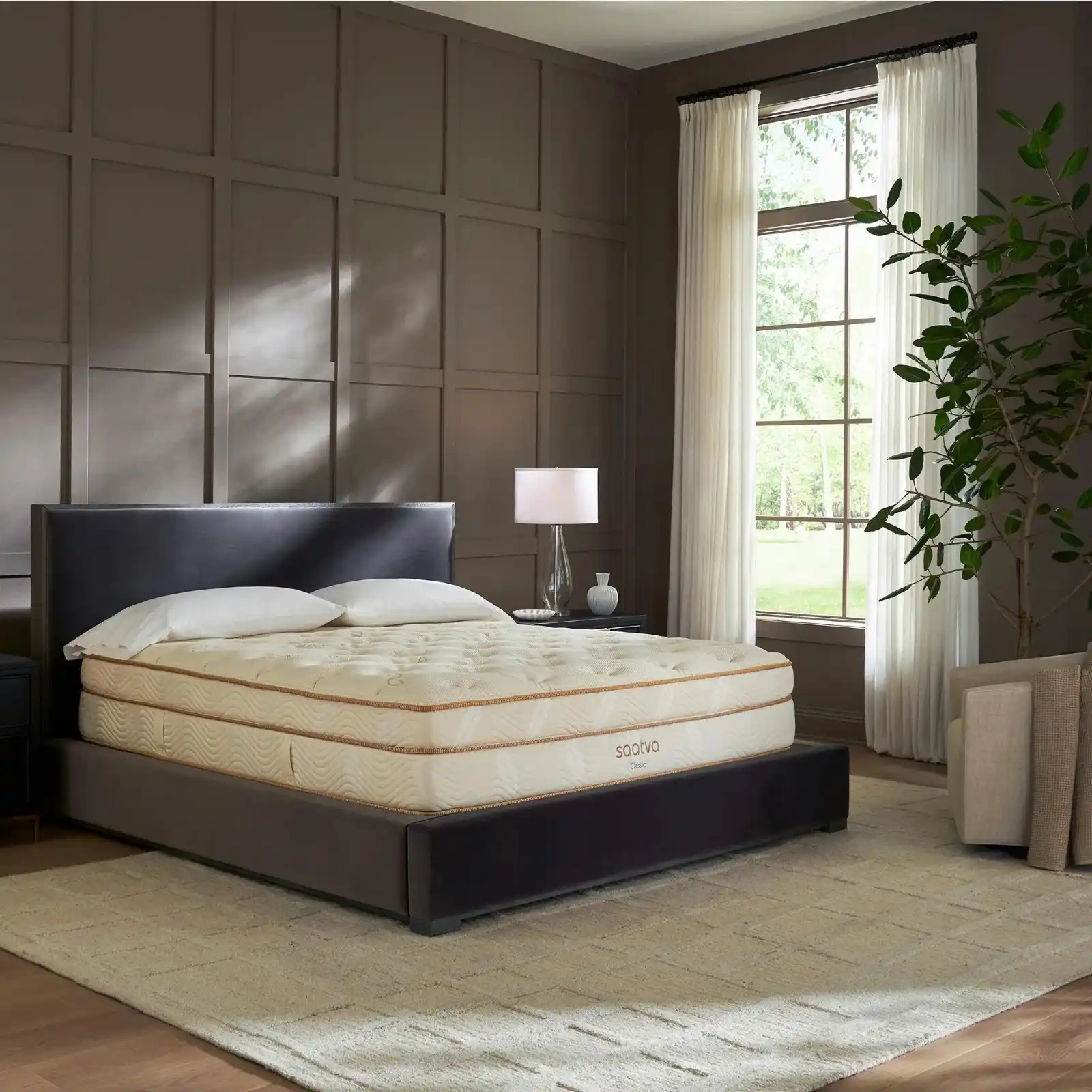 Zenhaven natural latex mattress providing responsive and adaptable comfort